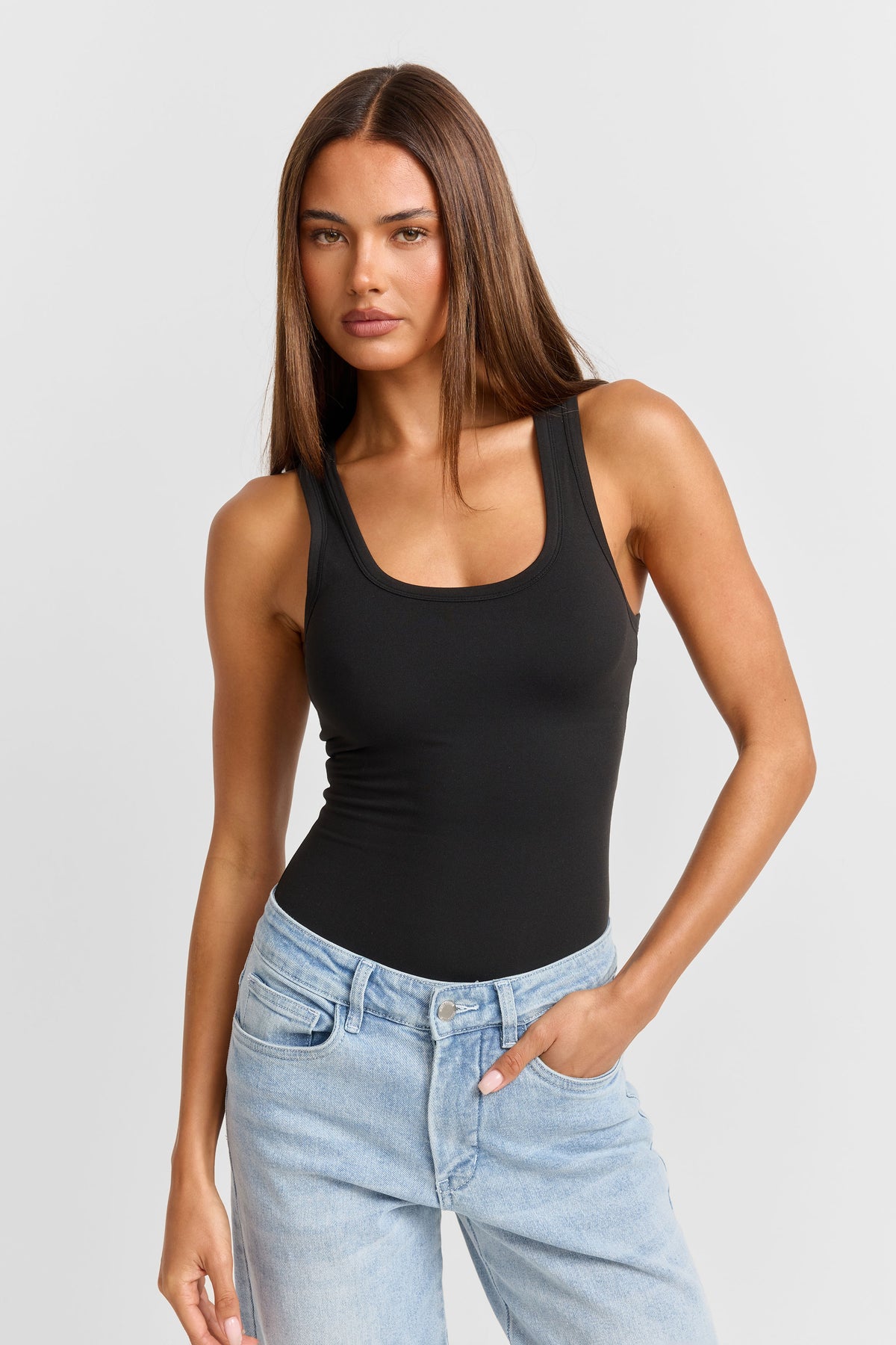 Claudine Bodysuit Black