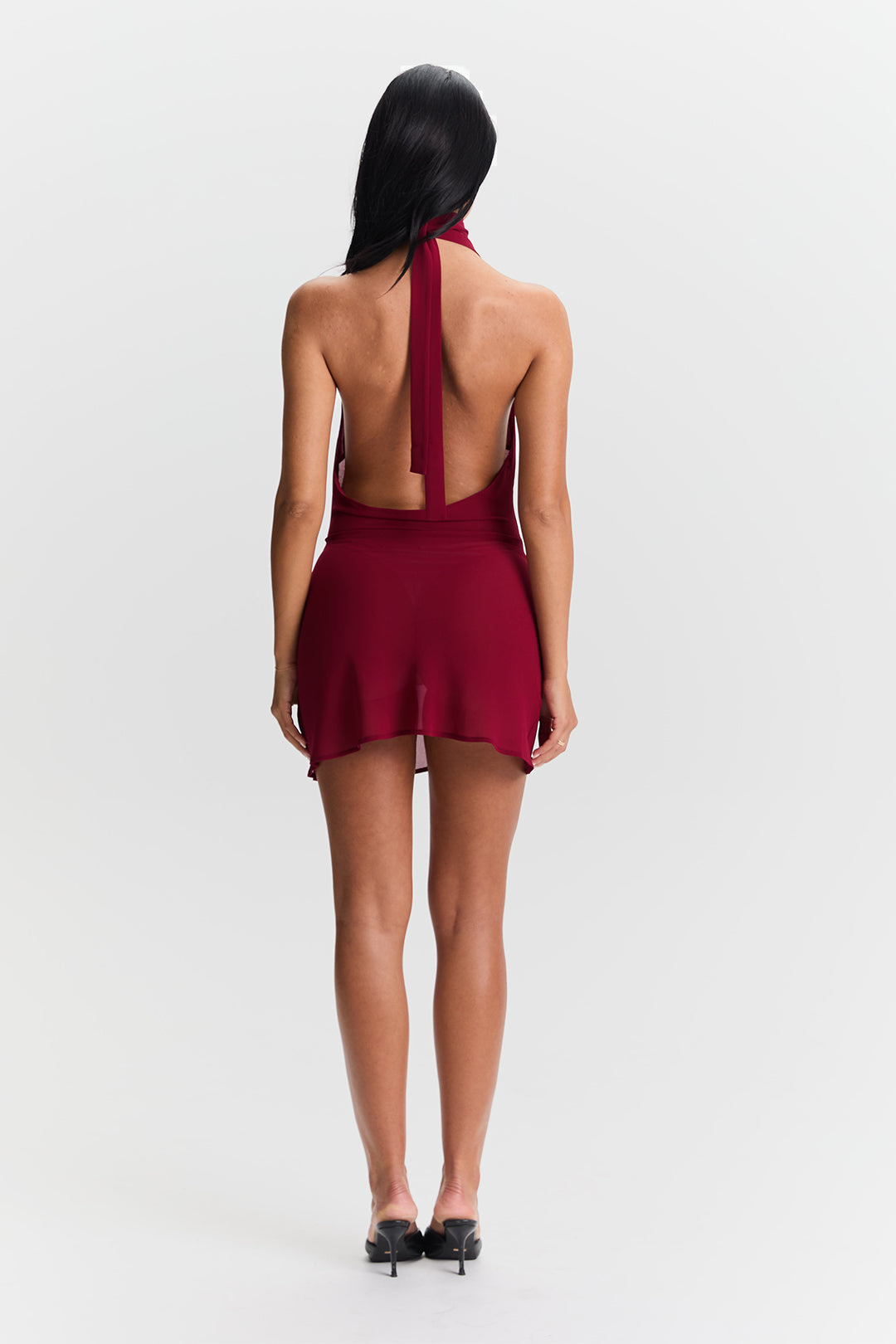 Maisie Mini Dress Cherry Red