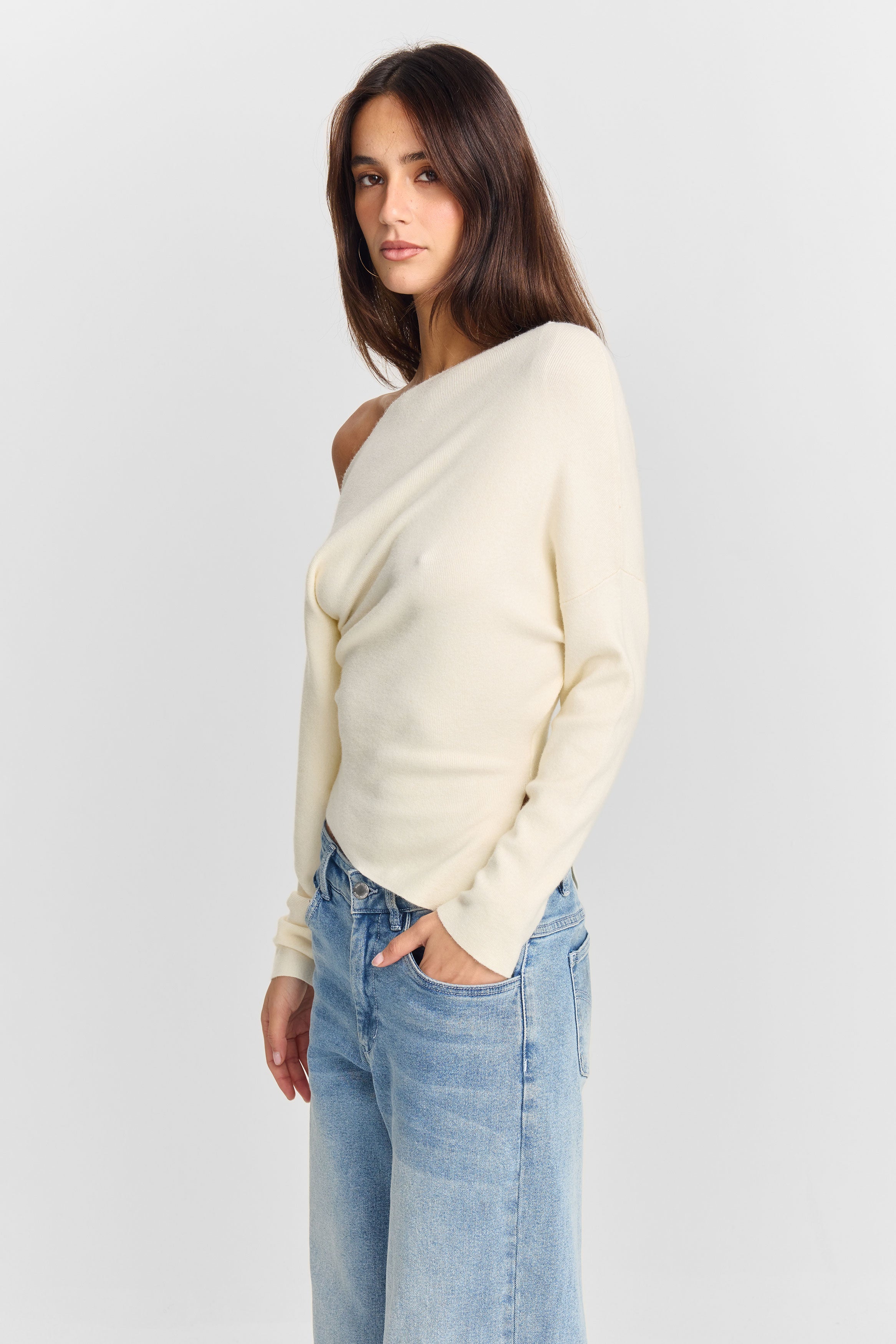 Winifred Knit Top White