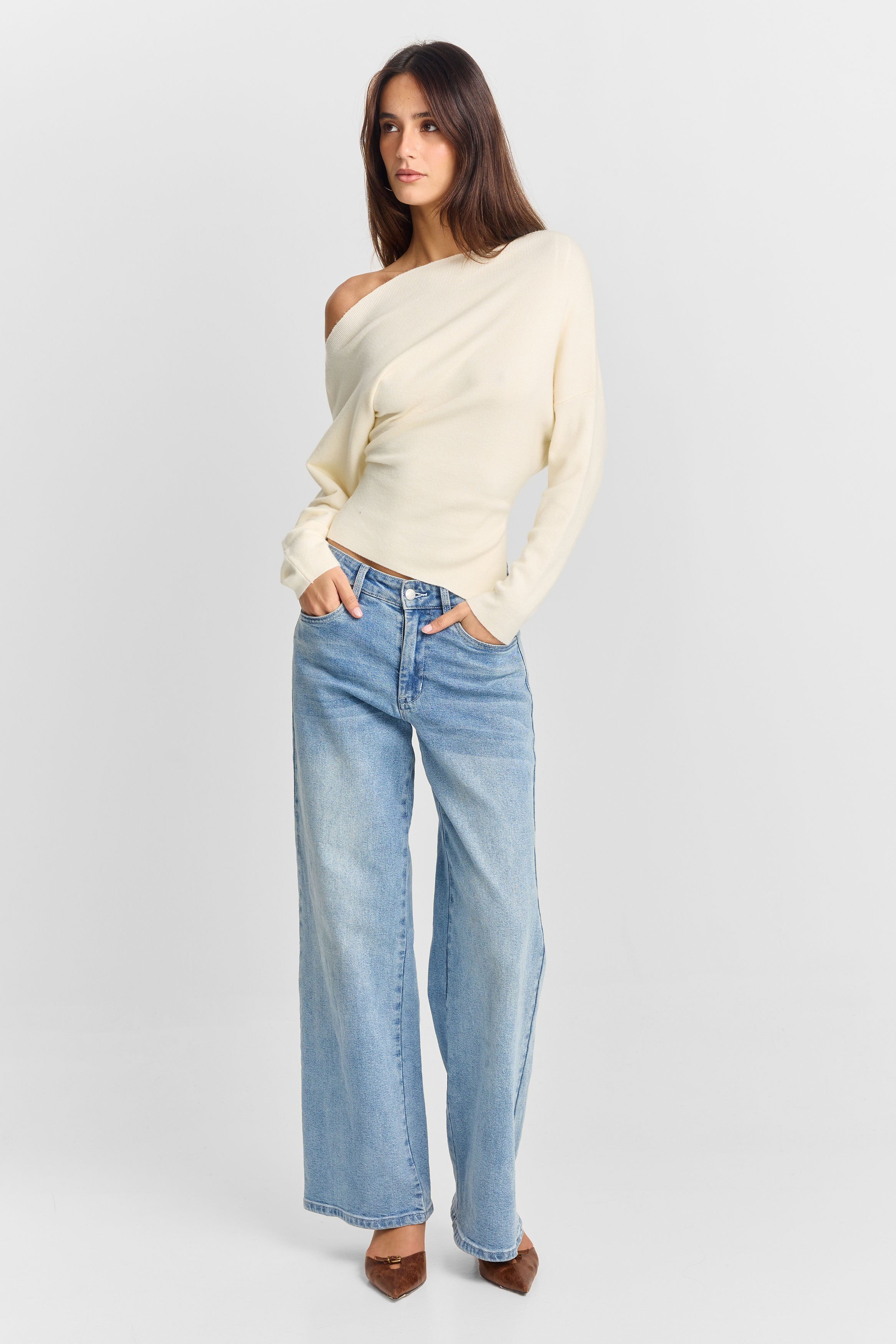 Winifred Knit Top White