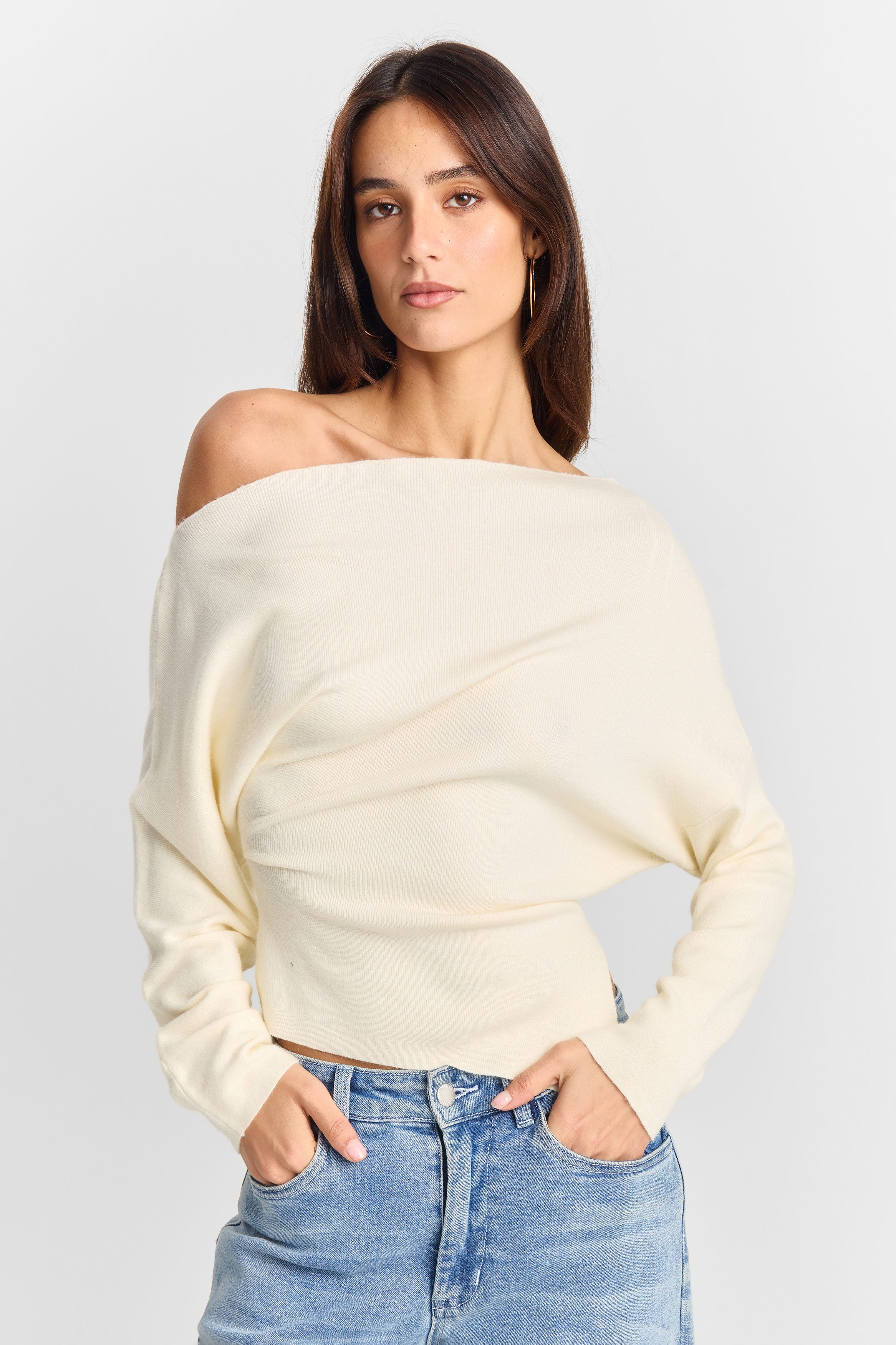 Winifred Knit Top White