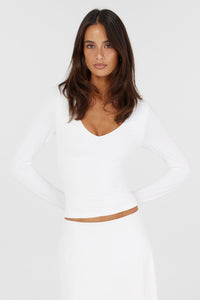 Eveline Top White