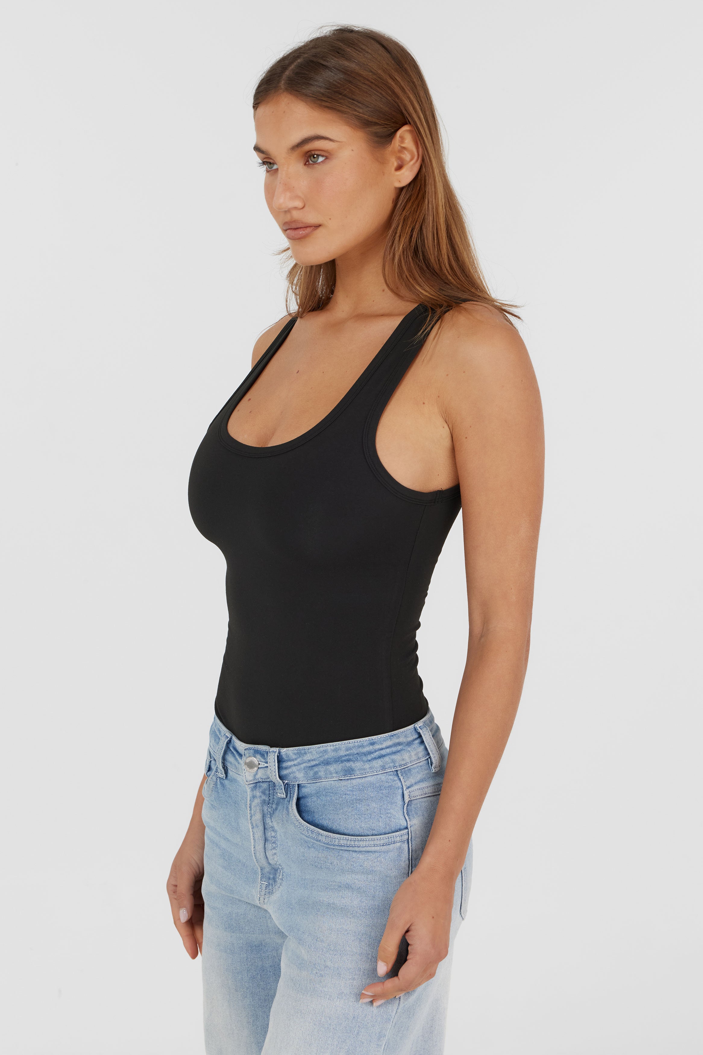 Claudine Bodysuit Black