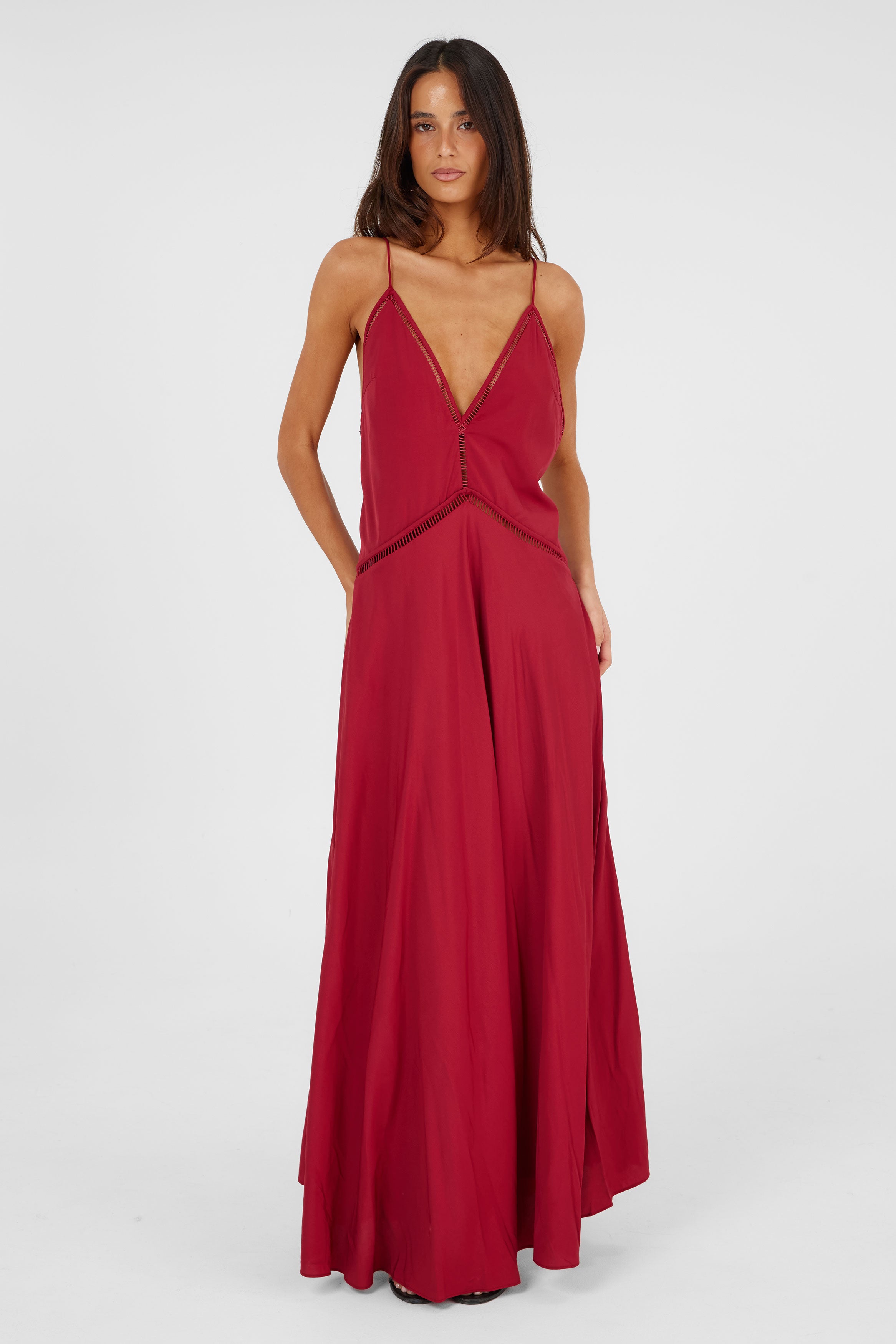 Posey Maxi Dress Red