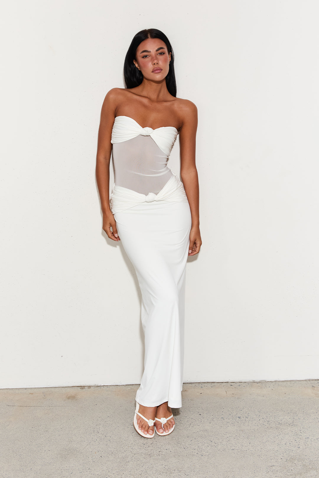 Amara Maxi Dress White