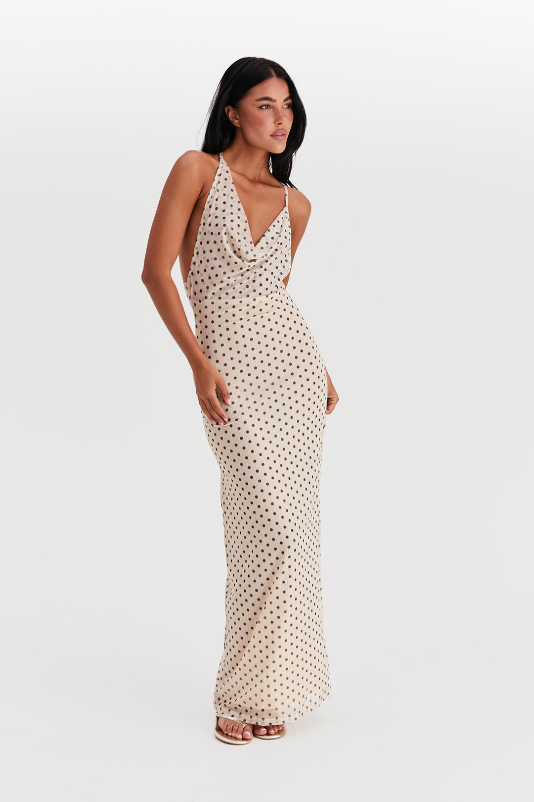 Fiora Maxi Dress Polka Dot