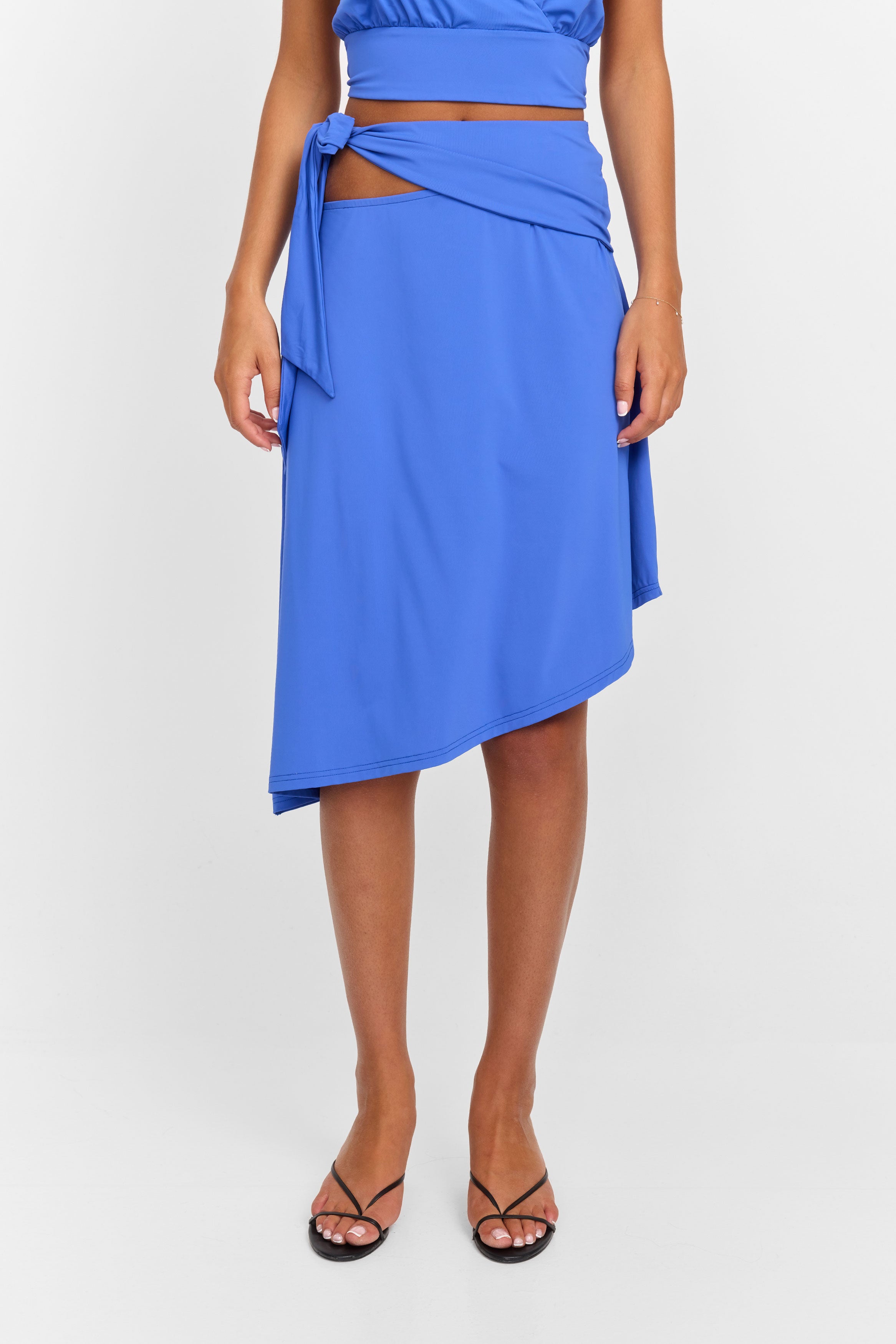 Luna Midi Skirt Blue