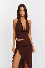 Odette Top Brown