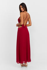 Sia Maxi Dress Red