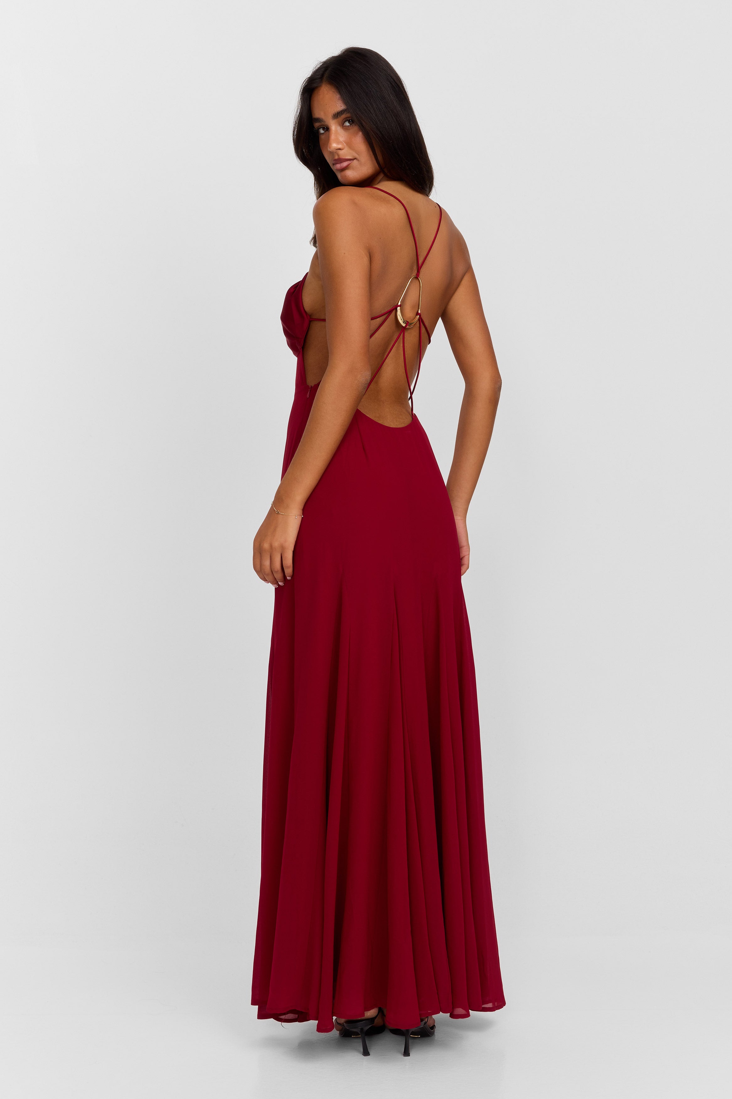 Electra Maxi Dress Red
