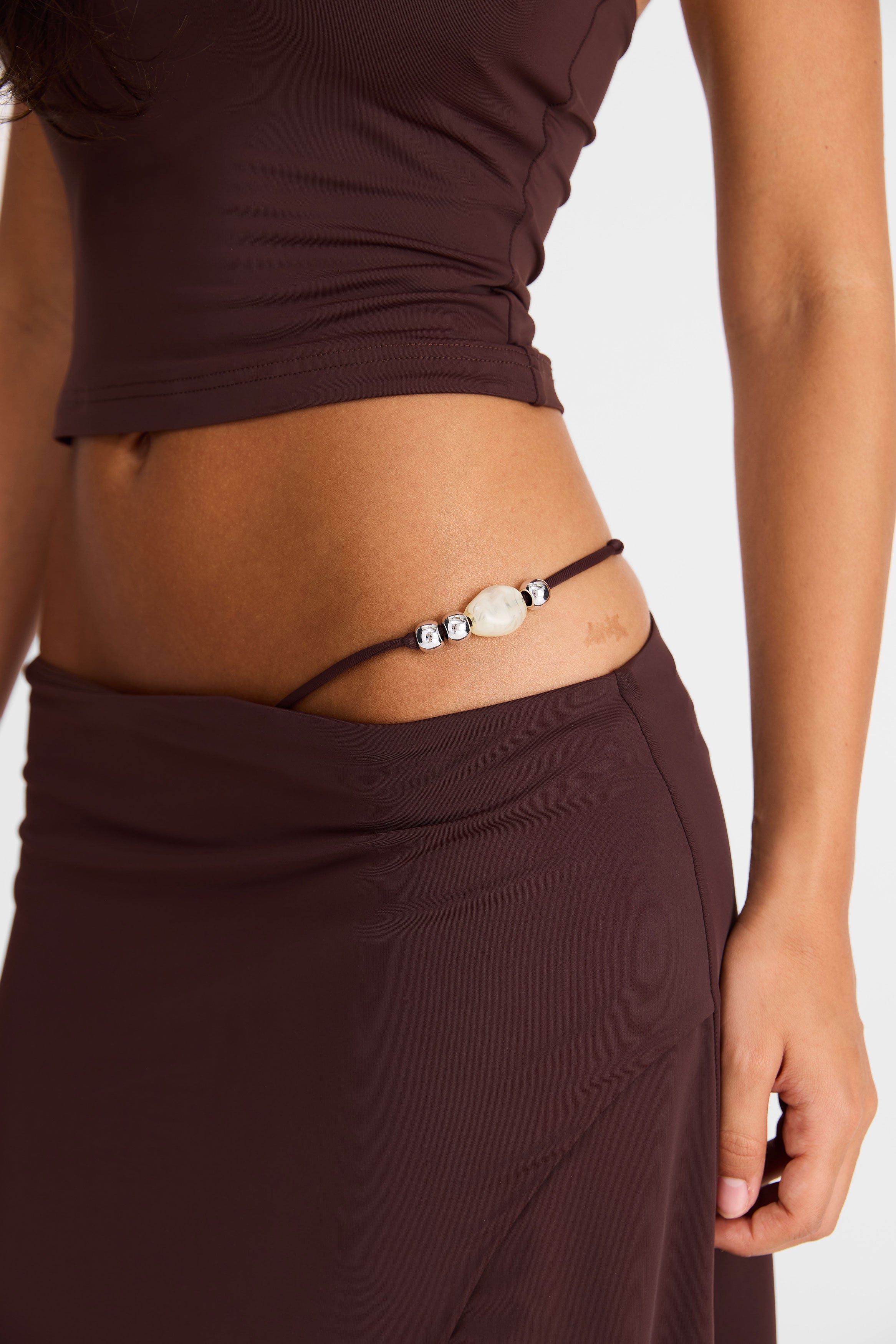 Hazel Midi Skirt Chocolate