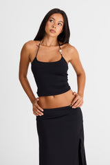 Hazel Tank Black