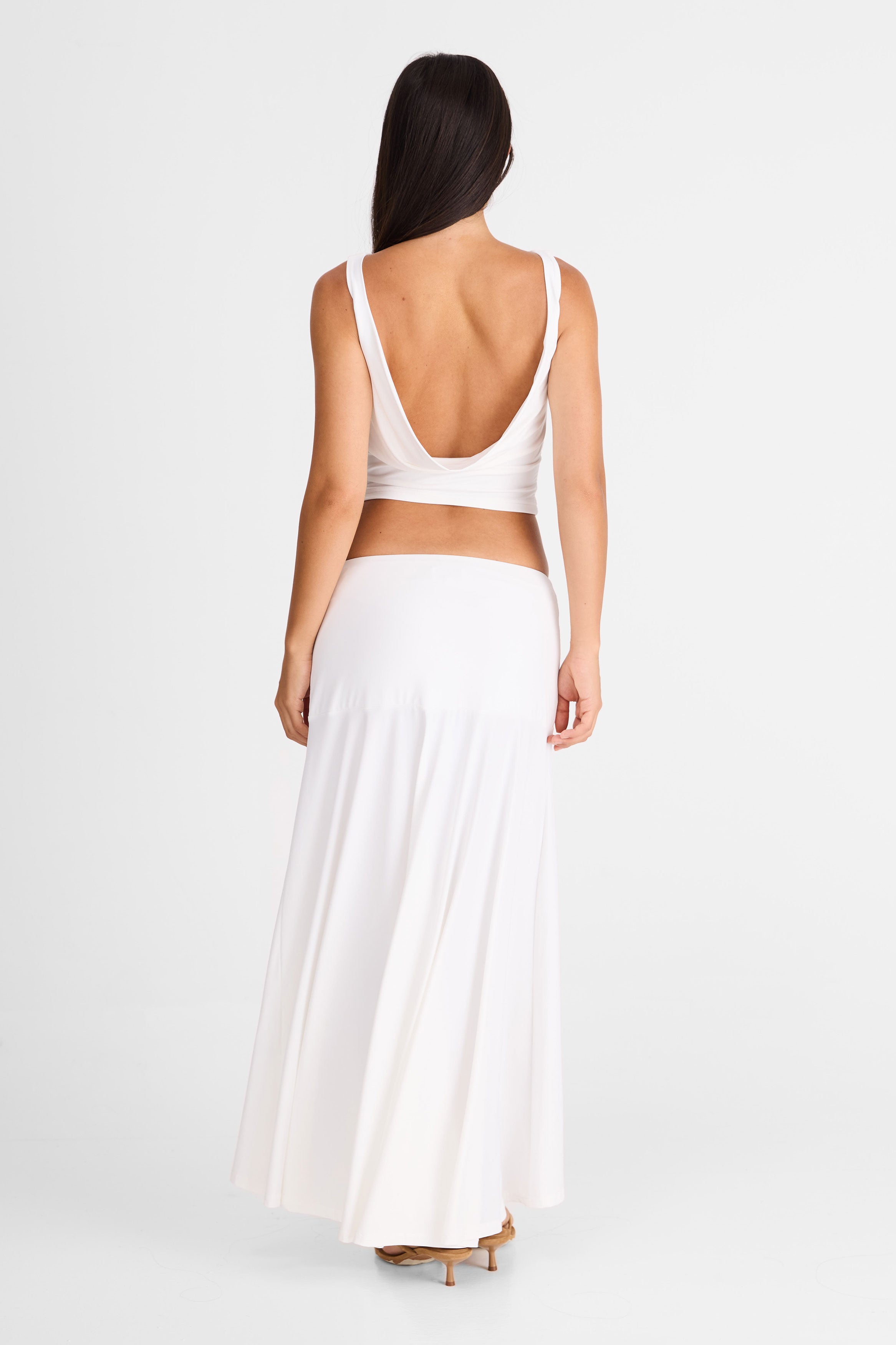 Talia Maxi Skirt White