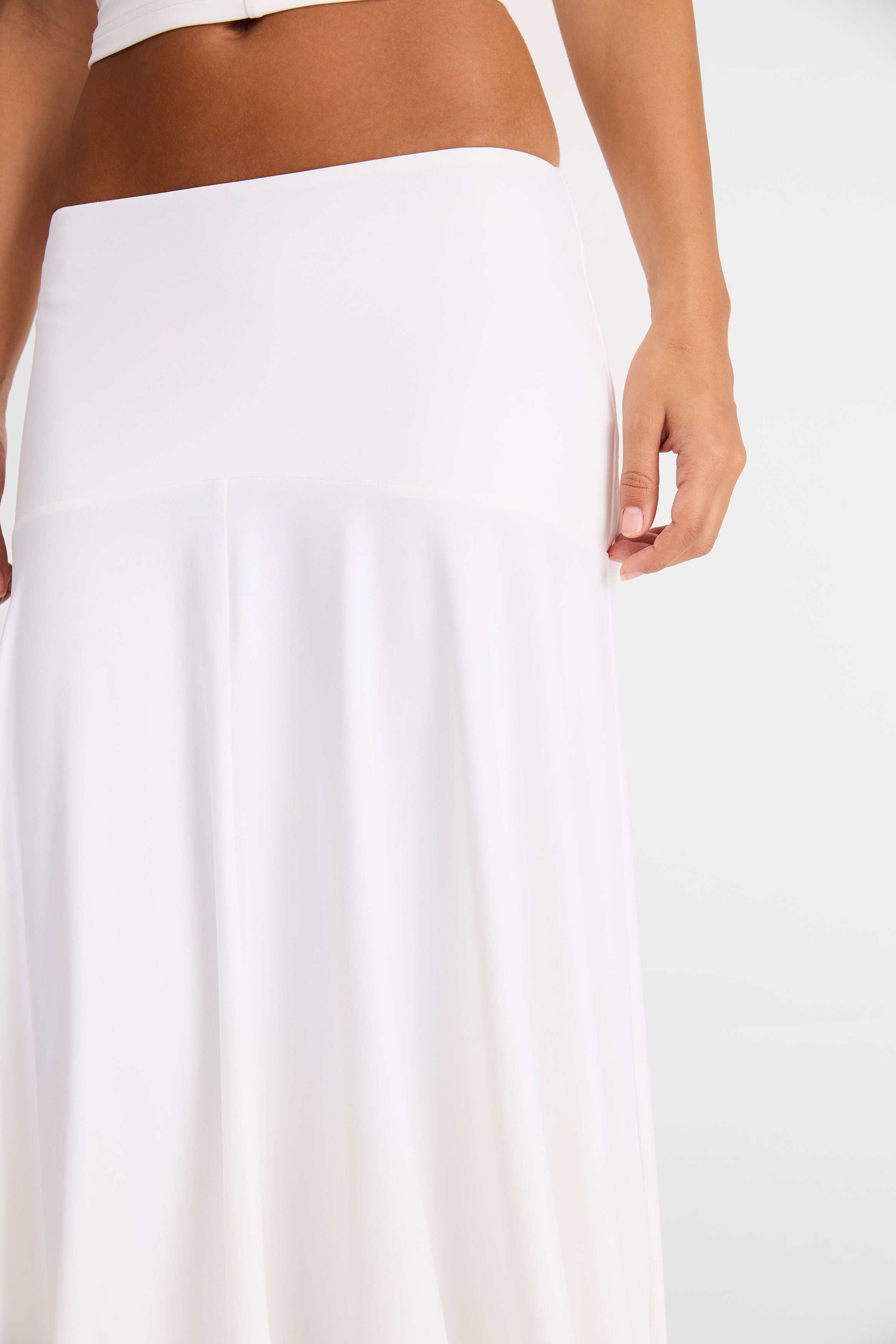 Talia Maxi Skirt White
