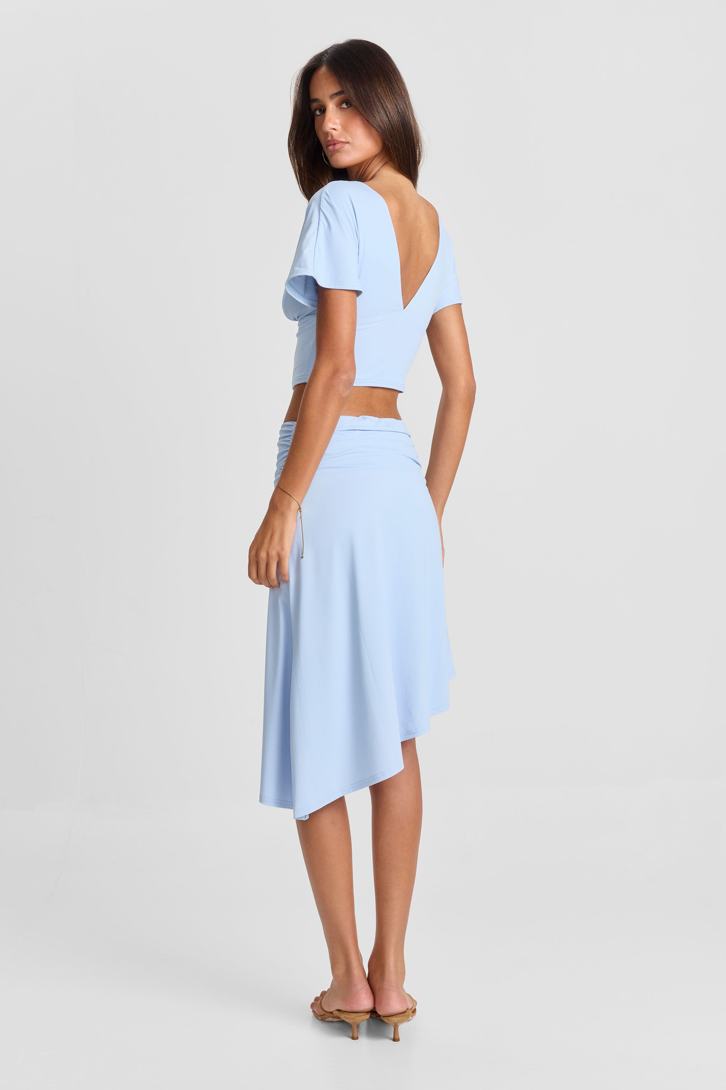 Winnie Midi Skirt Blue