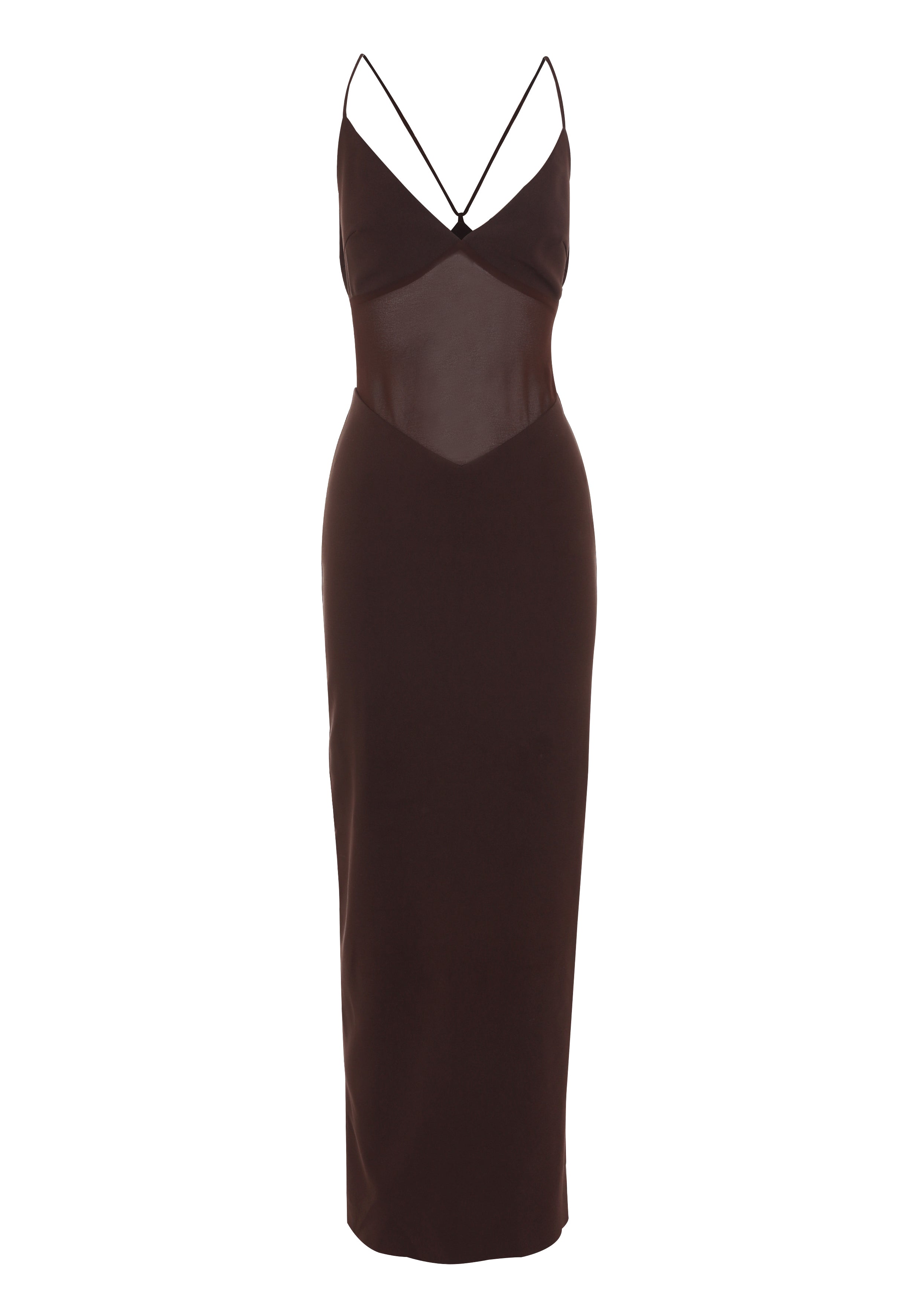 Paloma Maxi Dress Brown