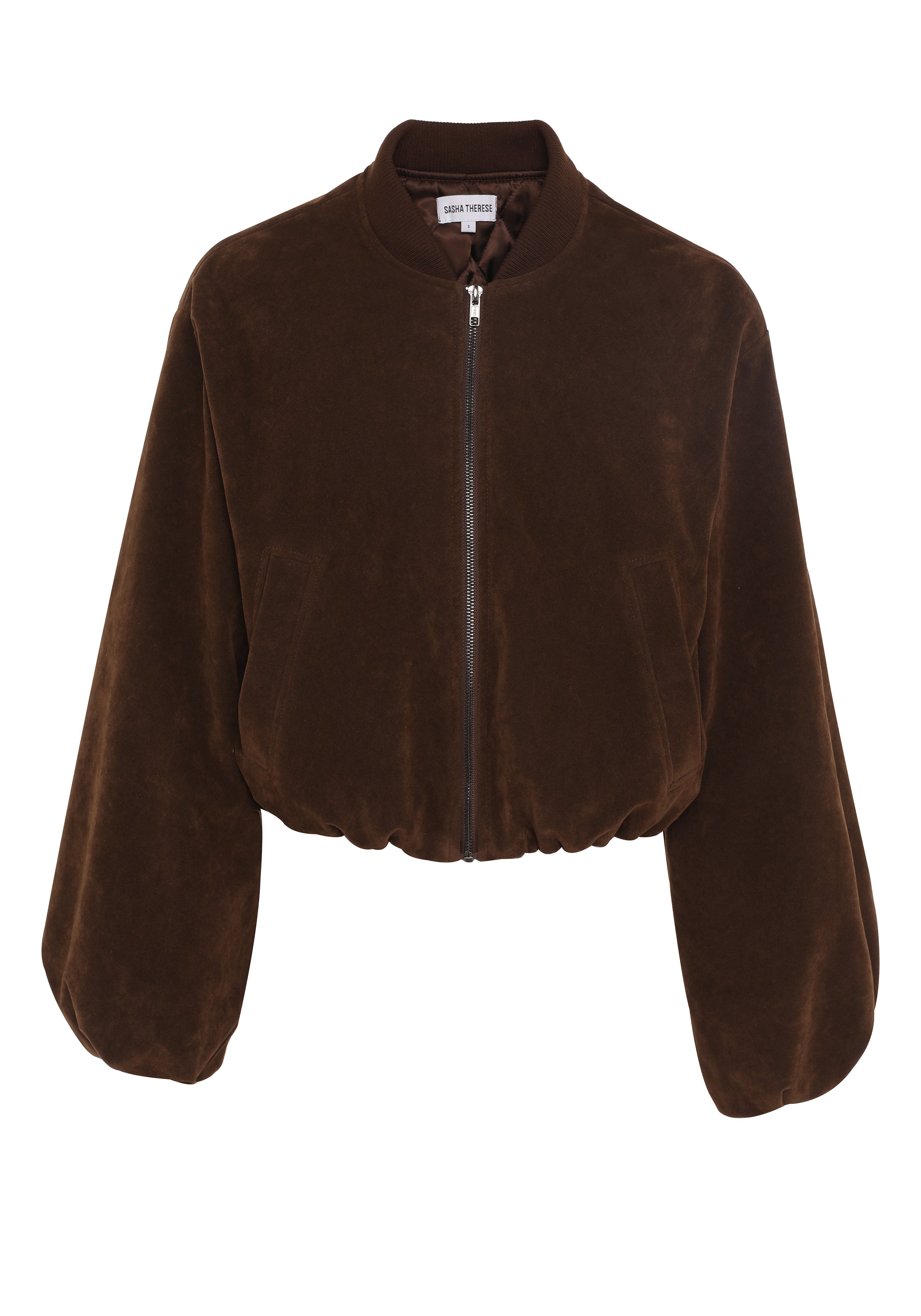 Maxine Bomber Jacket Brown
