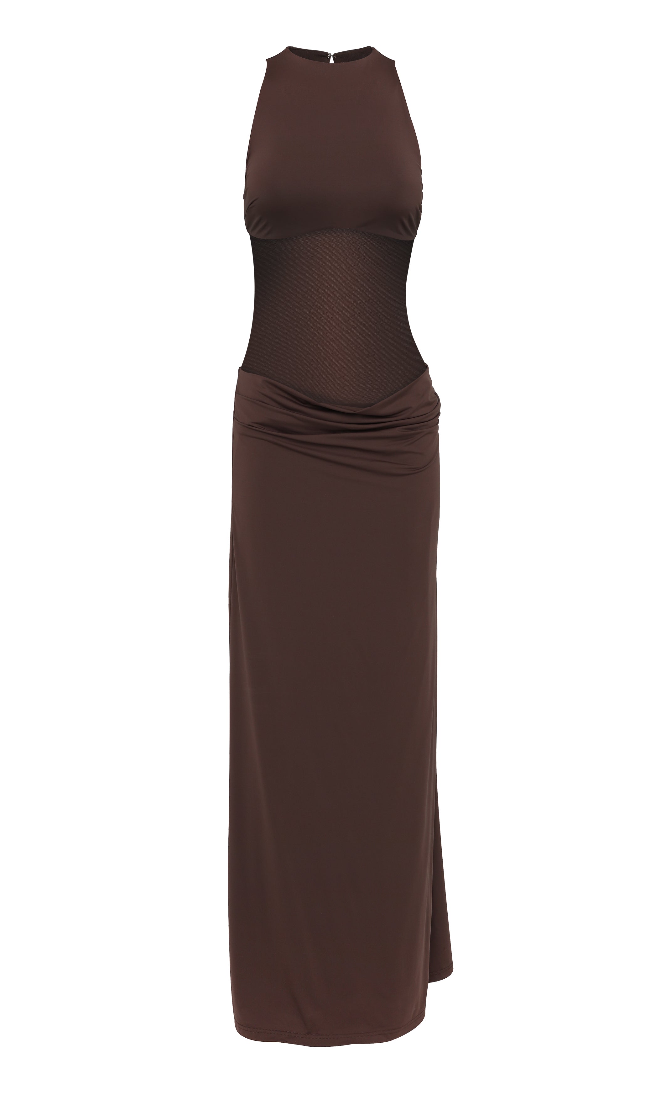 Nysa Maxi Dress Brown