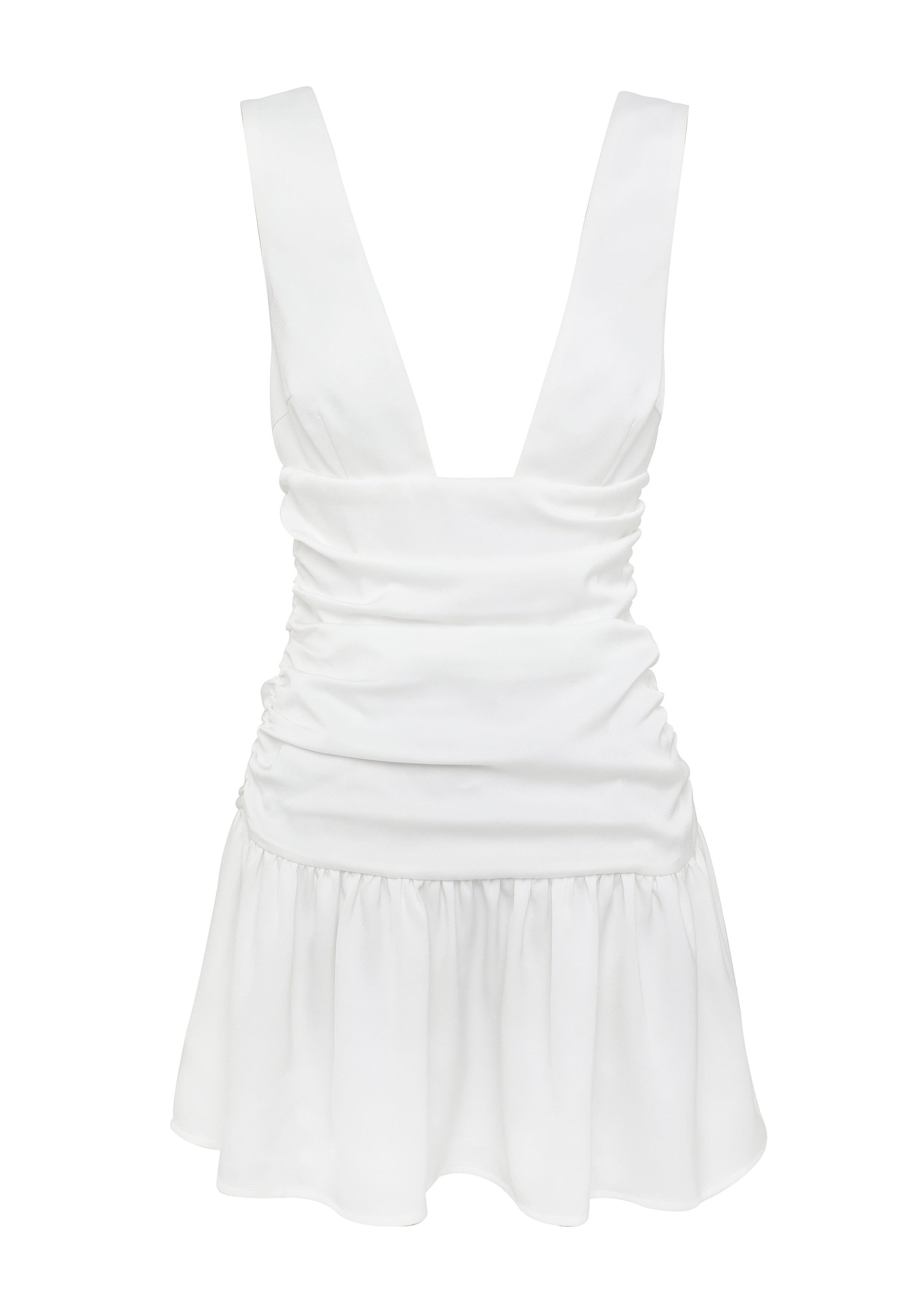 Flora Mini Dress White