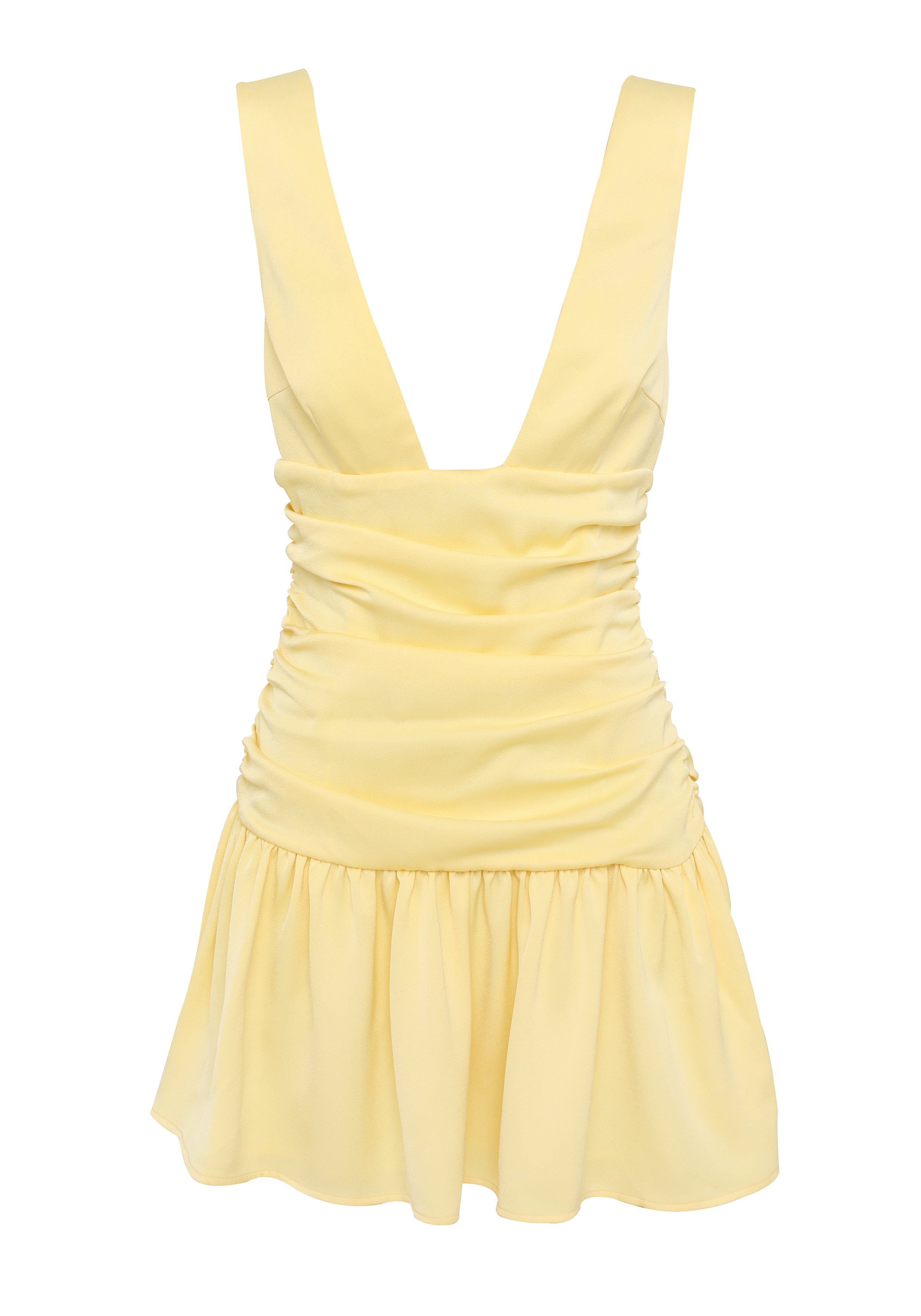 Flora Mini Dress Yellow
