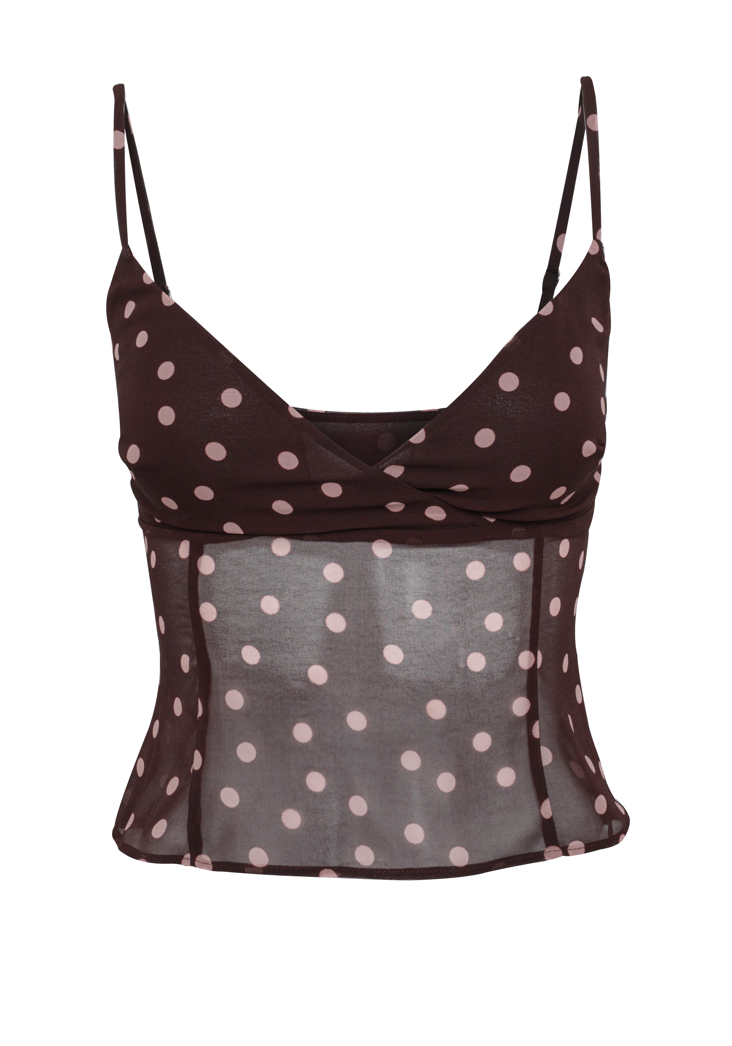 Tilly Cami Pink Polkadot