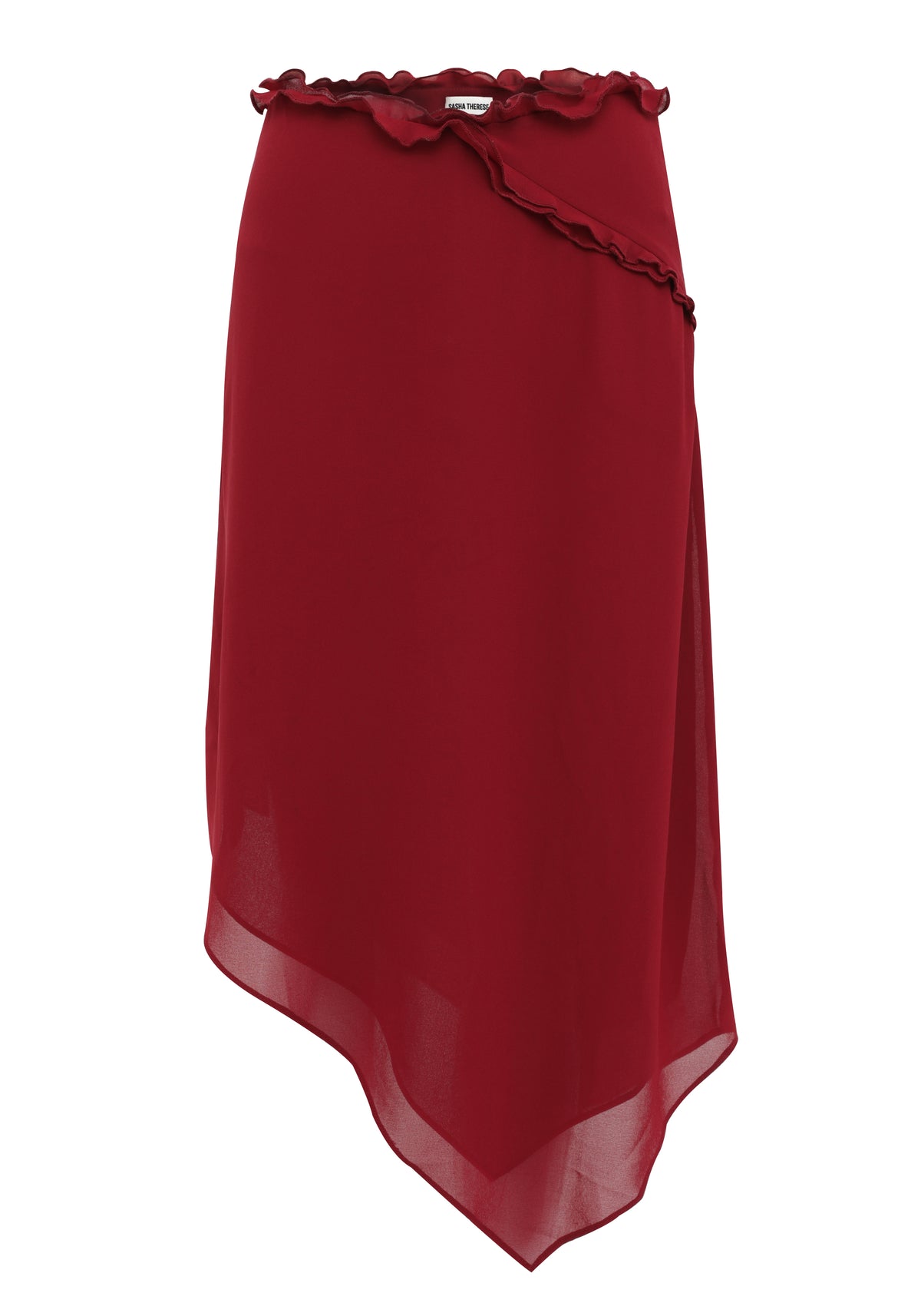 India Midi Skirt Red