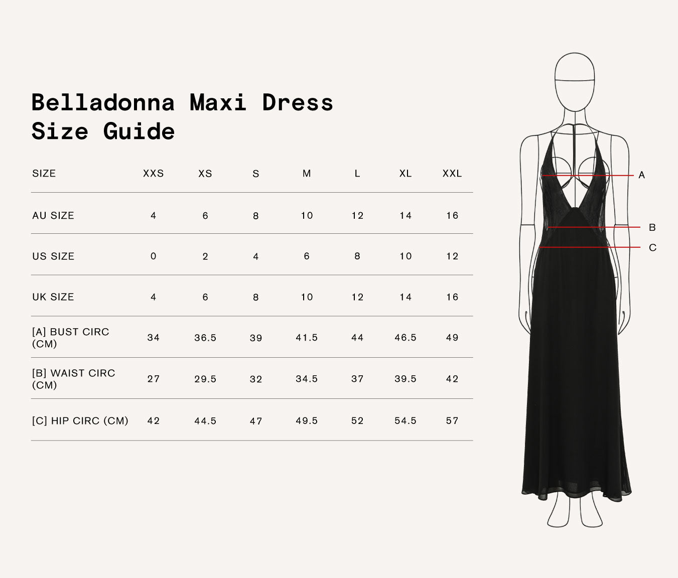 belladonna maxi dress Belladonna Maxi Dress Black