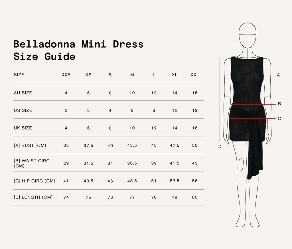 average mini dress length Belladonna Mini Dress Black