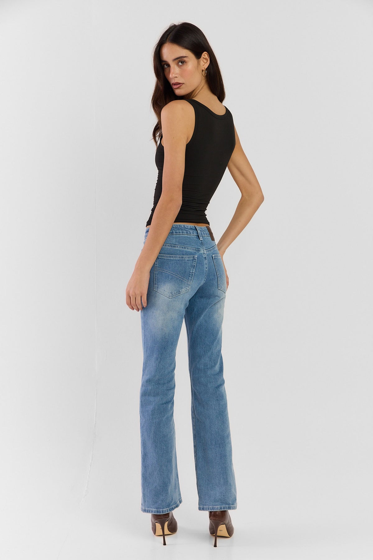 Montana Low Rise Jean Mid Blue