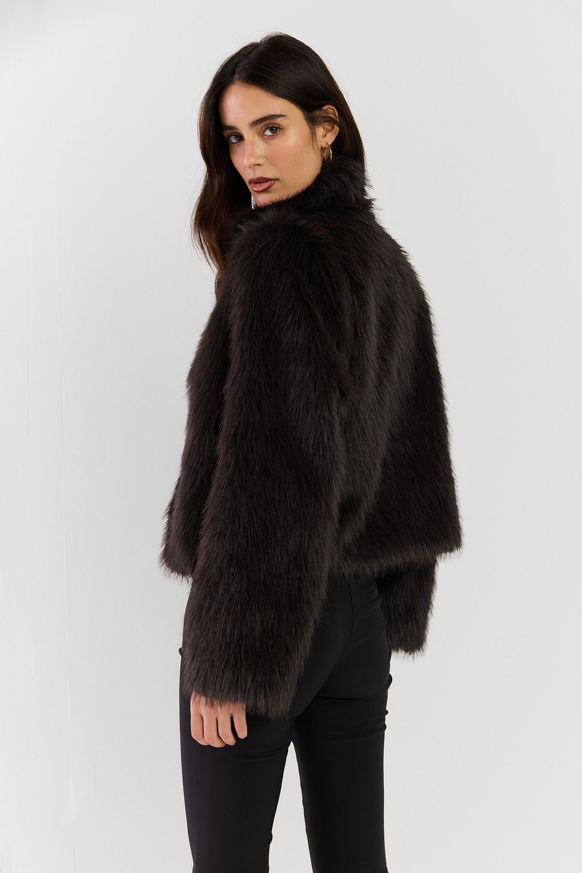 Valencia Fur Jacket Brown