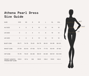 Athena Pearl Dress Black
