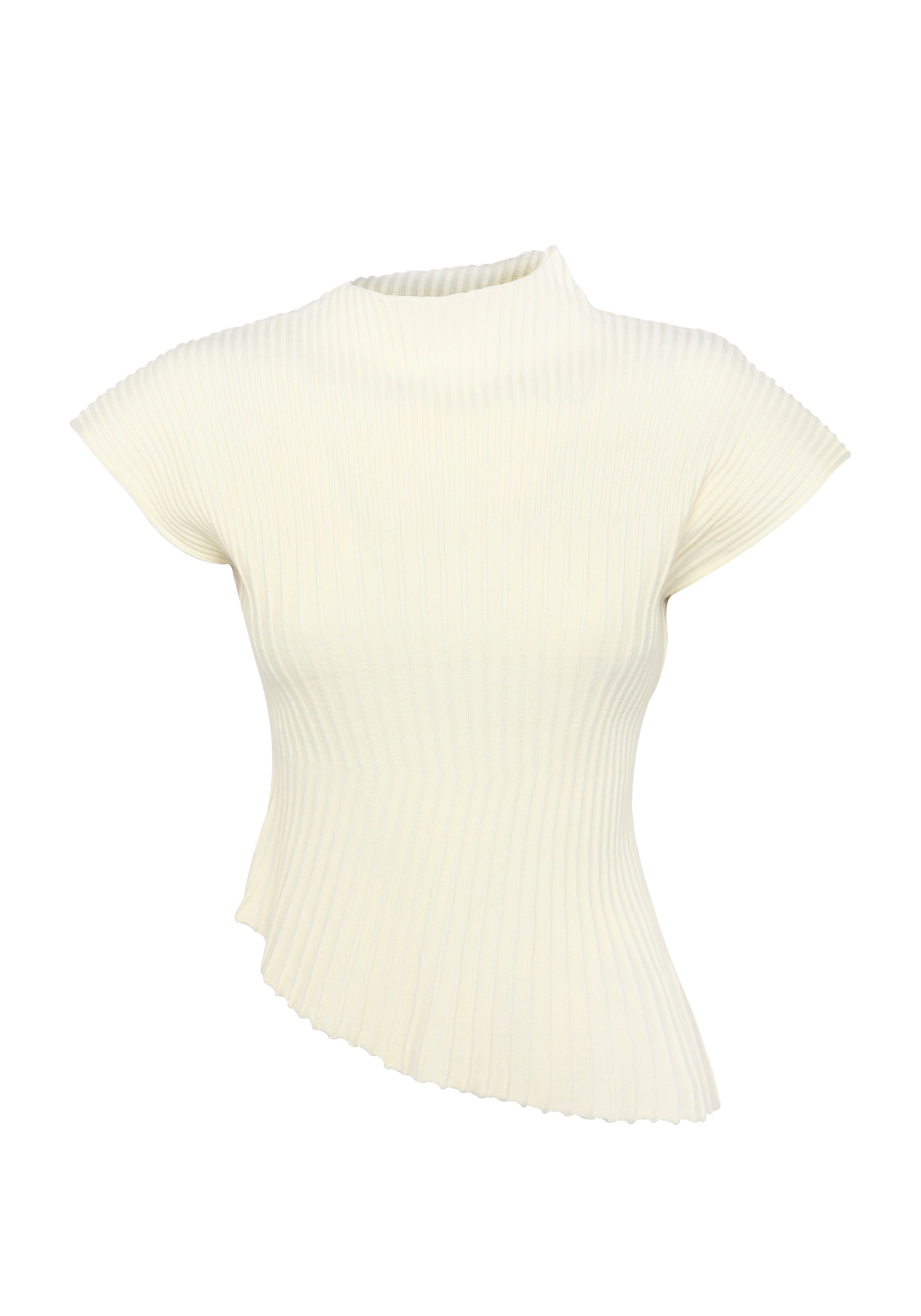 June Knit Top White