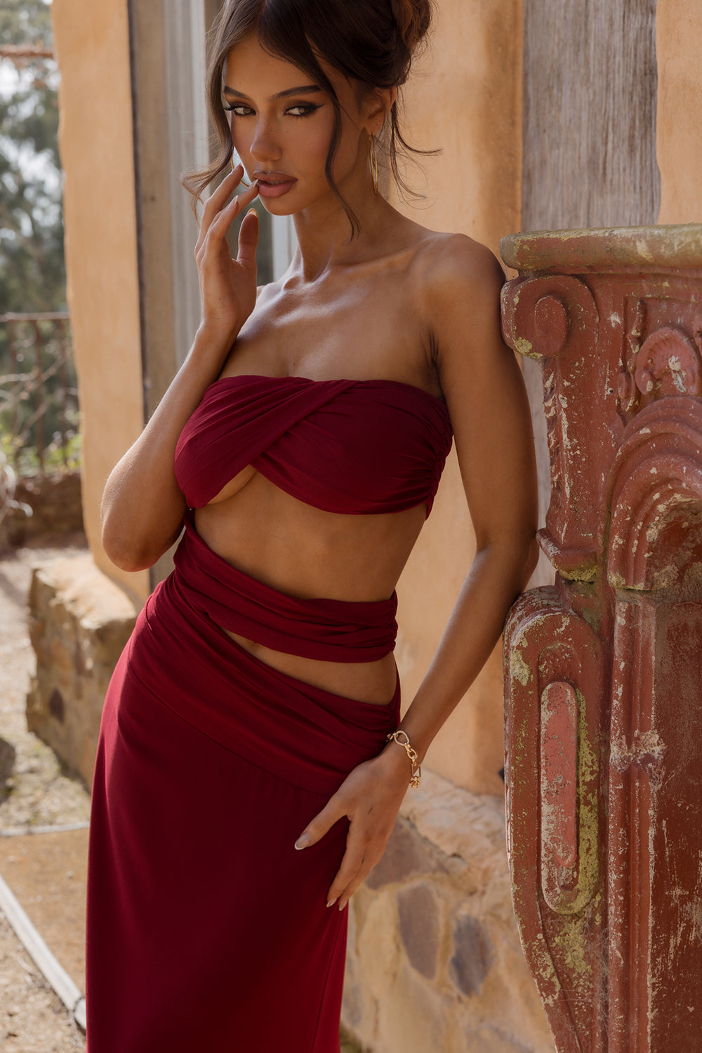 Alexandra Maxi Dress Red